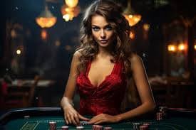 Studio dealer langsung Bonanza Gold meteorbet88 menampilkan roulette dan meja permainan